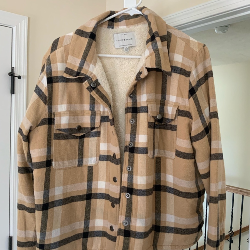 Ladies flannel/fleece jacket